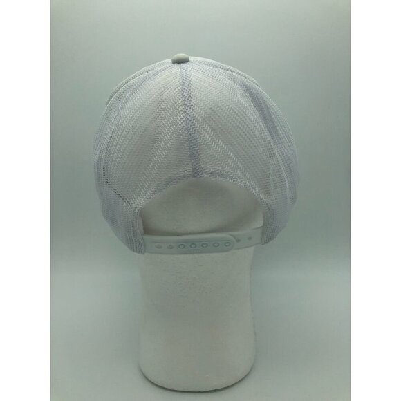 Masters Tournament Golf White Trucker Hat 5 Panel High Crown Snapback Cap OTTO - Picture 5 of 6
